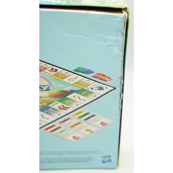 Monopoly Unicorns Vs Llamas Board Game Hasbro Used Complete Damaged Box - Picture 4 of 6
